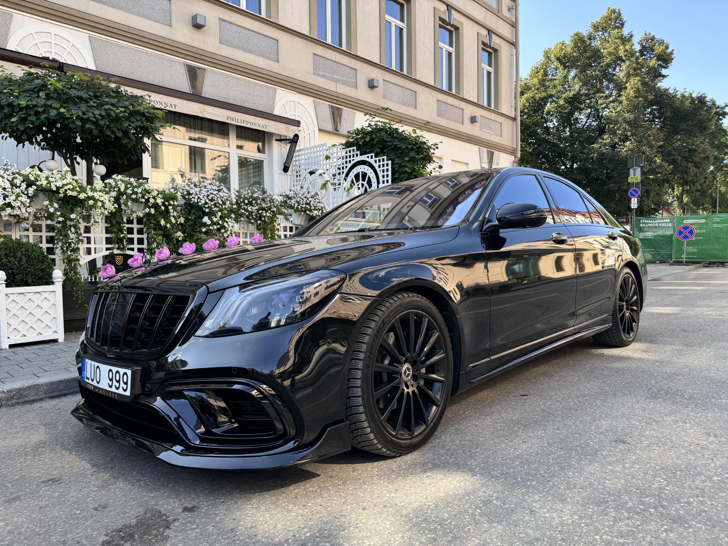 Automobilių nuoma Vestuvinių  Mercedes- Benz S klasės w222 nuoma