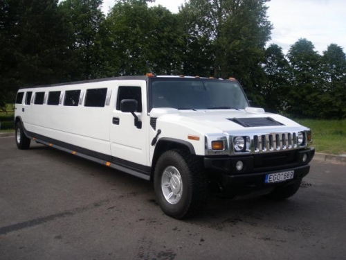 Limuzinai vestuvėms Hummer H2 limuzino nuoma