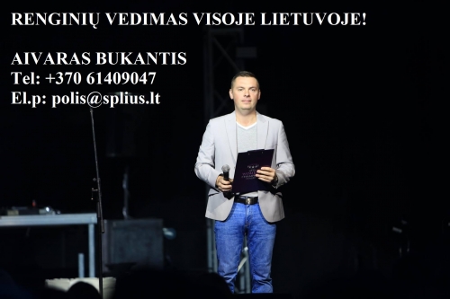 Muzikantai vestuvėms Renginių vedėjas Aivaras Bukantis