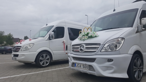 Mikroautobusų, autobusų nuoma Prabangus VIP-BUS  Mercedes-Sprinter  mikroautobusas