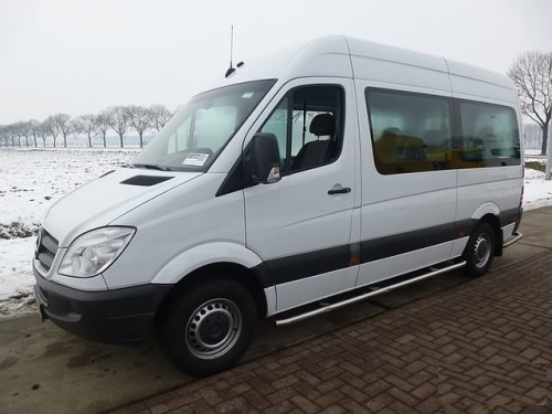 Mikroautobusų, autobusų nuoma Baltas Mercedes Benz Sprinter Jūsų vestuvėms!