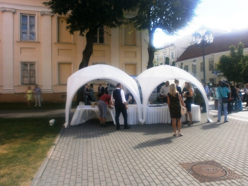 Palapinės Palapinių, paviljonų, šildytuvų, baldų, staltiesių, nuoma 