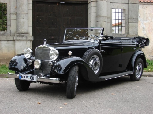 Automobilių nuoma Retro automobilis Mercedes Benz 290 Cabrio E 1935 m.