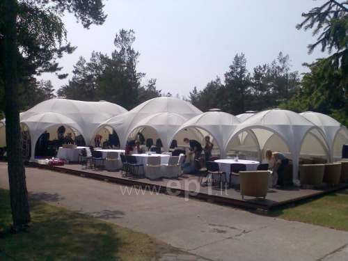 Palapinės Išskirtinių paviljonų, palapinių, pavėsinių nuoma Jūsų šventei.