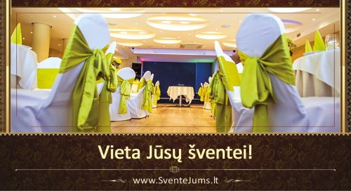 Restoranai, kavinės, barai Pobūvių salės Jūsų šventei! Svetainės „Šventė Jums“