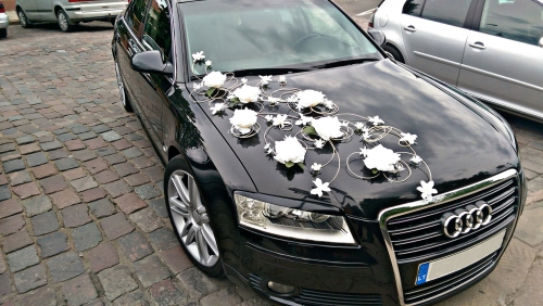 Automobilių nuoma Audi A8 Long 2017 nuoma vestuvėms