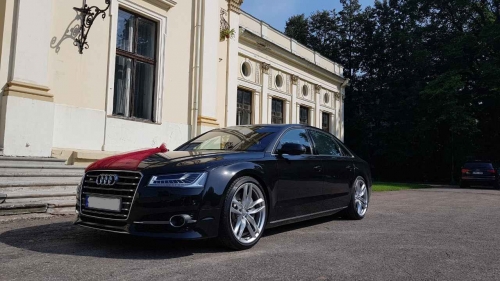 Automobilių nuoma Audi A8 Long 2017 nuoma vestuvėms