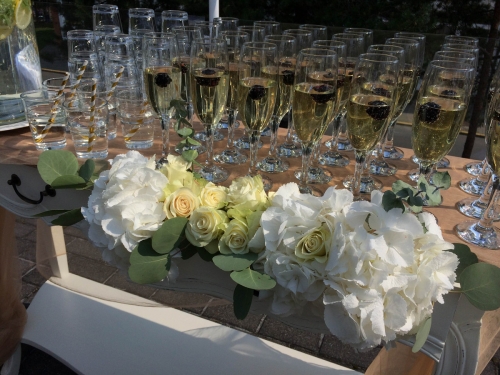 Švenčių, renginių organizatoriai Vaišių staliukas po ceremonijos