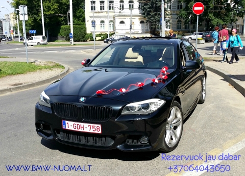 Automobilių nuoma BMW F10 2014metu