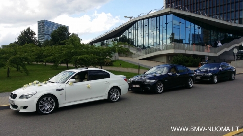 Automobilių nuoma BMW F10 2014metu