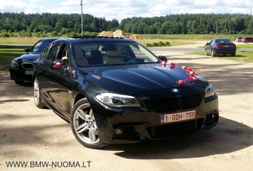 Automobilių nuoma BMW F10 2014metu