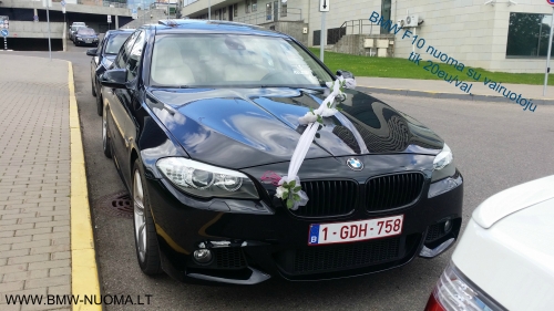 Automobilių nuoma BMW F10 2014metu