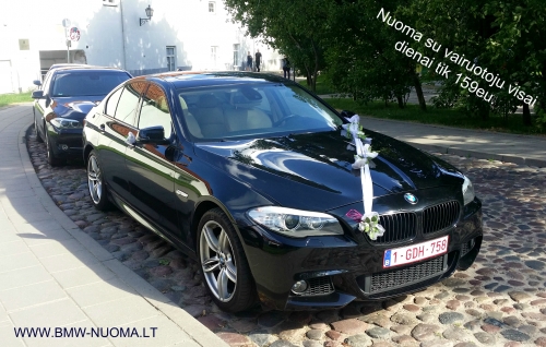 Automobilių nuoma BMW F10 2014metu