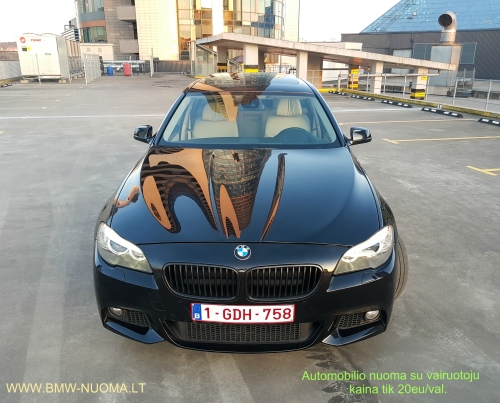 Automobilių nuoma BMW F10 2014metu