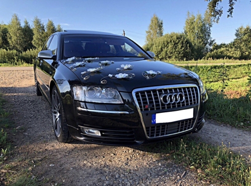 Automobilių nuoma Automobilių Audi A8 nuoma vestuvėms 2019 !!!