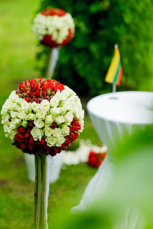 Puošimas Vestuvių šventės, ceremonijos vietos, proginė floristika nuo..iki