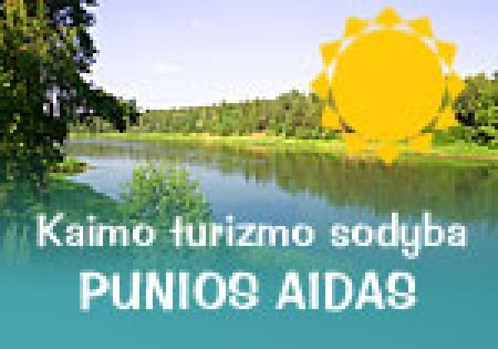 Kaimo turizmo sodyba prie Birštono kurorto "Punios aidas" logo