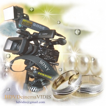 Profesionalus vestuvių FILMAVIMAS, montavimas,HD/DVD ir kt. logo