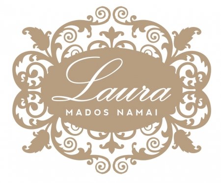 www.launega.lt ir facebooke: Laura mados namai logo