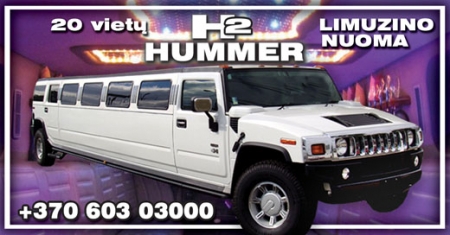 Hummer H2 limuzino nuoma logo