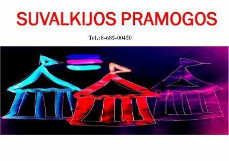 Palapinių - paviljonų nuoma.  logo