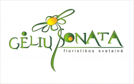 Floristikos svetainė "Gėlių sonata" logo