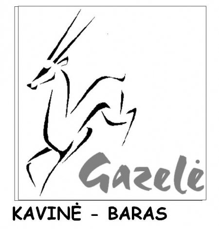 Kavinė - baras "GAZELĖ" logo