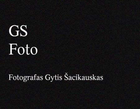 Fotografas Gytis Šacikauskas logo