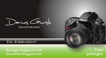 Fotografo paslaugos www.dariusfoto.blogspot.com logo