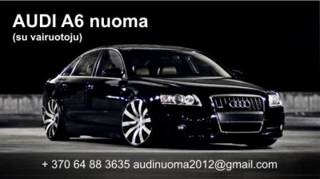 Audi A6 LONG nuoma logo