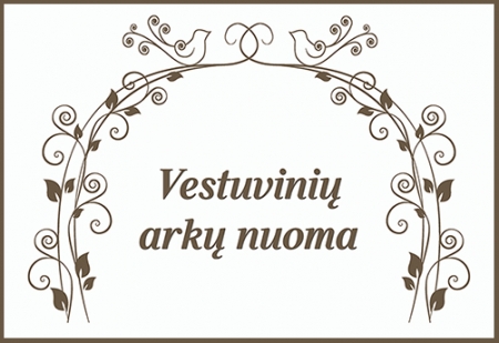 Vestuvinių arkų nuoma Jūsų vestuvių ceremonijai gamtoje logo