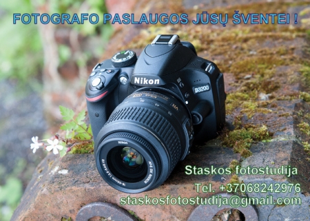 Fotografo paslaugos jūsų šventei! logo