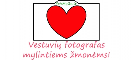 Vestuvių fotografas. Fotografuoju reportažiniu stiliumi.  logo