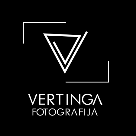 Vertinga vestuvių fotografija logo