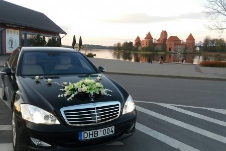 Mersedes Benz S class,W221 nuoma vestuvems logo