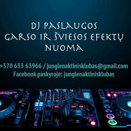 Dj Paslaugos / Garso aparatūros nuoma logo