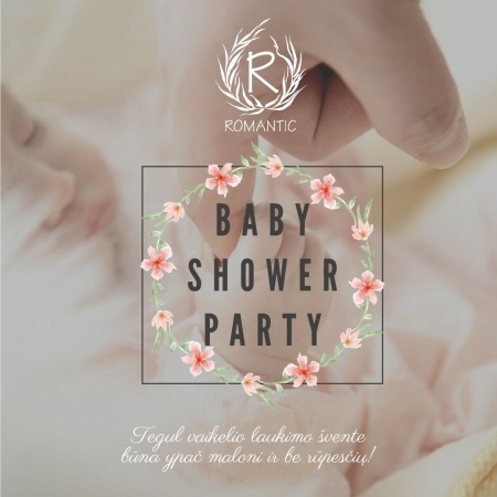 "Baby Shower Party" pasiūlymas logo