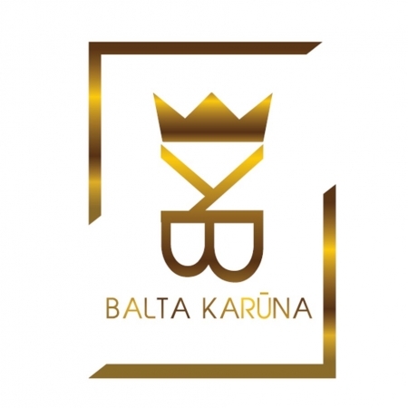 Balta Karūna Jums ir Jūsų šventei logo